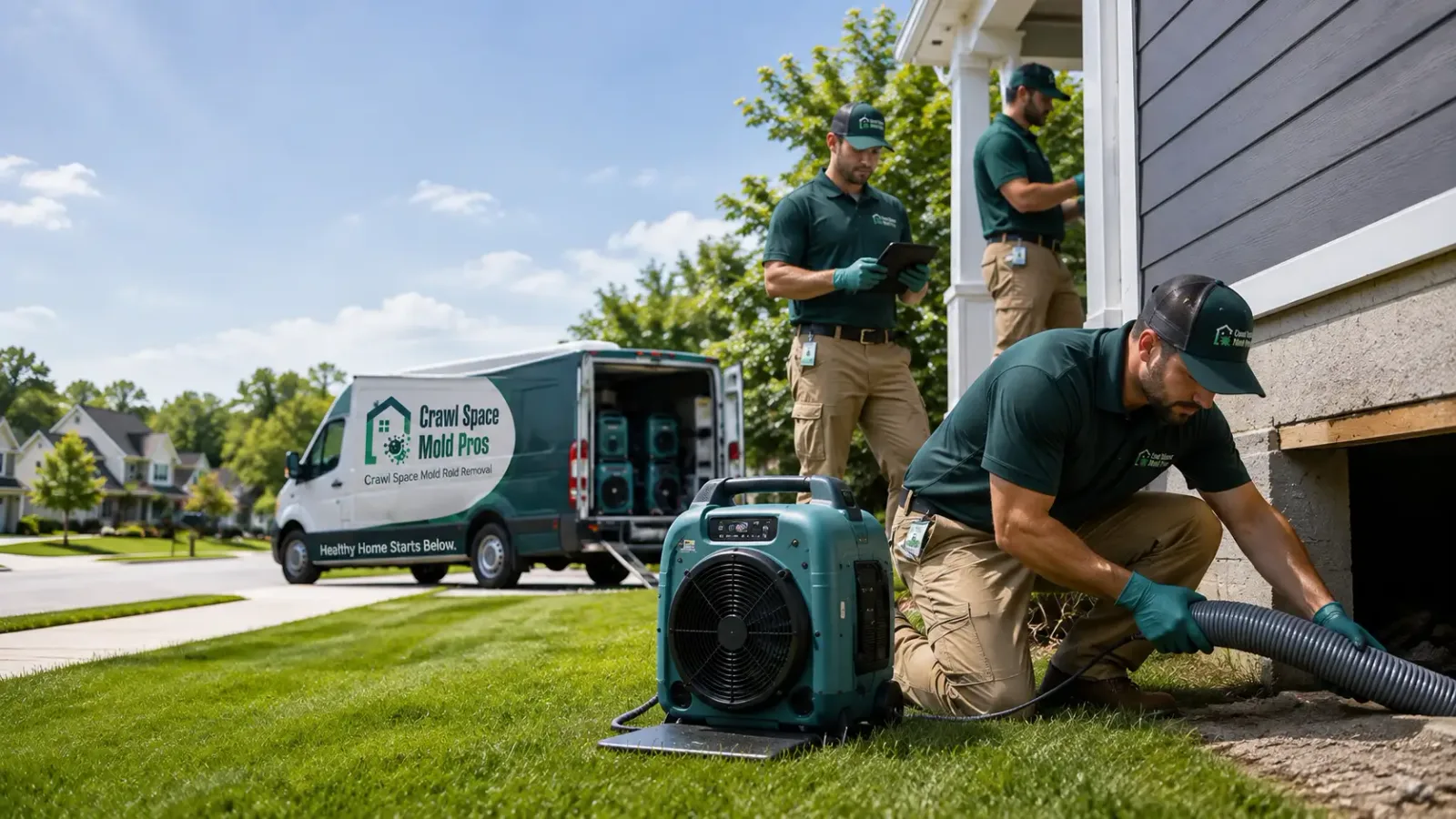 Crawl Space Mold Removal in Hamilton, PA